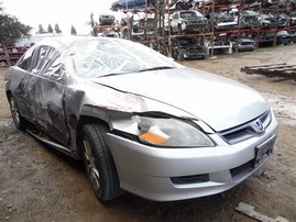 2006 Honda Accord EX Silver Coupe 3.0L Vtec AT #A24857